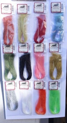 Midge Flash Wapsi USA 12 Farben ca. 25 cm lang superfeines Krystal Flash gedreht - Bild 1 von 4