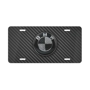 Mesh Design Front License Plate, BMW Metal Car Tag, Wall Art, Car Decor - Picture 1 of 5