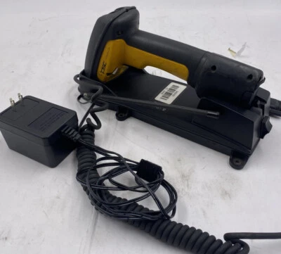 PSC POWERSCAN SR HAND HELD BARCODE SCANNER WITH CABLE AND CHARGING BASE - Image 1 of 4