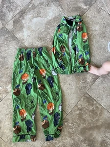 Kids Minecraft Pajamas Set Size 6/7 - Picture 1 of 1