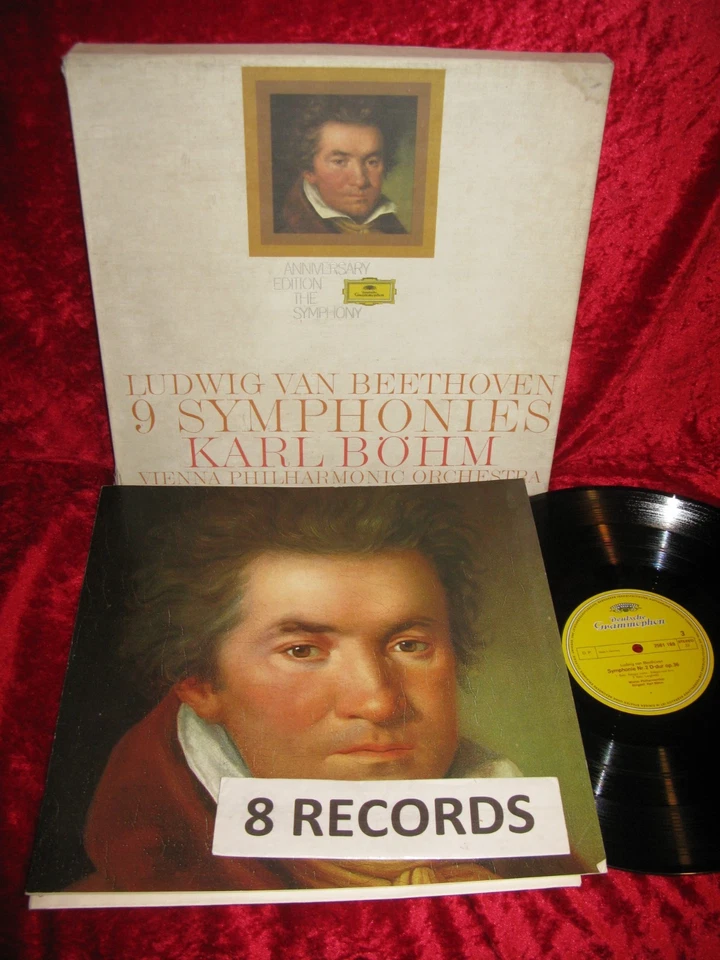 GERMAN NM 9 LP DGG 2720 045-10 STEREO Ludwig van Beethoven – Karl Böhm, Vienna P - Image 1 of 1