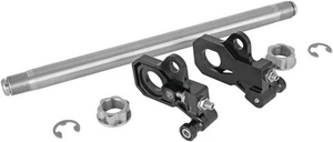 Performance Machine Rear Axle Adjuster Kit Black #0117-0028M-B Harley Davidson - Picture 1 of 1