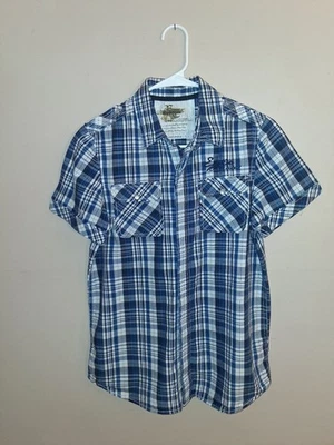 CAMISA ÉPICA TRHEADS NIÑO TALLA 12-14. BOTÓN ABAJO CON 2 BOLSILLOS DELANTEROS ABOTONADOS Foto 1 de 4