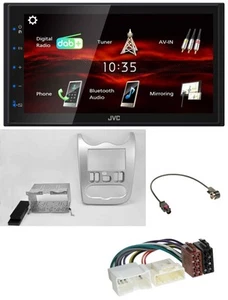 JVC USB Bluetooth MP3 DAB 2DIN Autoradio für Dacia Sandero Logan Duster ab 11 he - Bild 1 von 9