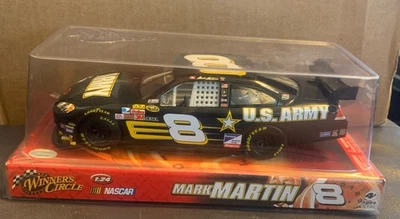 Coche diecast Mark Martin #8 Ejército de los Estados Unidos escala 1:24 como nuevo Chevy Impala nuevo en caja Foto 1 de 4