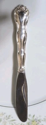 Esparcidor de mantequilla Gorham Rondo mango de plata de ley  Foto 1 de 2