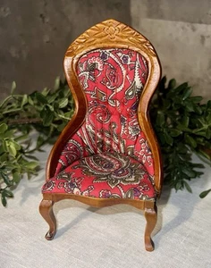 Reutter 1:12 Dollhouse Victorian Style Chair Germany Furniture Miniature Quality - Picture 1 of 9