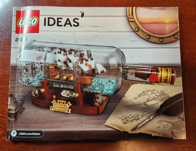 LEGO Ideas 21313 Ship in a Bottle Instruction Booklet / Instruction Manual - Image 1 of 2