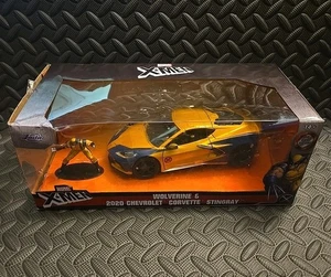 Marvel X-Men Wolverine & 2020 Chevrolet Corvette Stingray Jada Toys Die-Cast - Picture 1 of 5