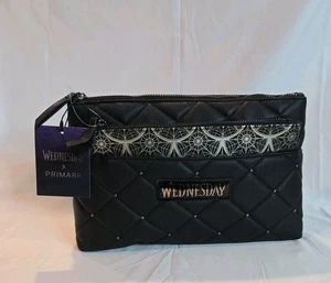 Primark MGM Wednesday 2pc Set Make-Up, Toiletry Bag Set - Picture 1 of 6