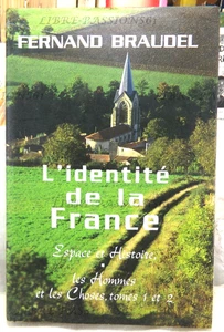L'IDENTITÉ DE LA FRANCE, FERNAND BRAUDEL, ÉDITIONS FRANCE-LOISIRS, 1995 - Picture 1 of 24