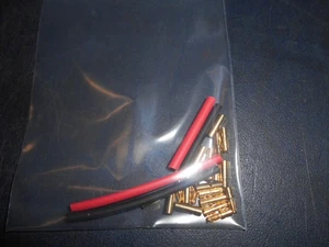 2.5mm Gold plated Bullet Banana Plug Connector Male/Female 10 x Pairs - Picture 1 of 2