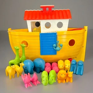 VTG Samsonite Noah’s Ark 1974 Toy Playset Animals Hong Kong Incomplete - Picture 1 of 24