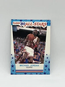 Michael Jordan 1989-90 Fleer 89 All-Stars Sticker Card #3 - Picture 1 of 2