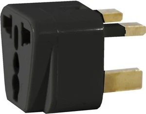 Enchufe adaptador de viaje de EE. UU. a LONDRES en REINO UNIDO universal UE/EUROPA tipo G - Imagen 1 de 5