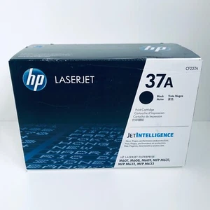 GENUINE HP CF237A BLACK TONER CARTRIDGE HP 37A FACTORY SEALED BOX M607 M608 M609 - Picture 1 of 4