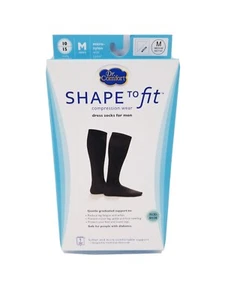 Dr. Comfort Shape to Fit Kompression Anzugsocken Herren MEDIUM 10-15 mmHg WEISS - Bild 1 von 5