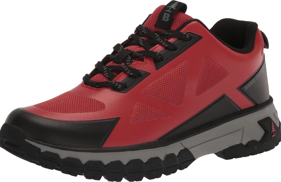 Bota de Senderismo BASS OUTDOOR ROJA Peak Sin Costuras Medio Para Mujer - Talla 7 - Nueva Foto 1 de 4