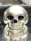 Skull Ring Any Size (Legitimate) 925 Sterling Silver 22 Grams