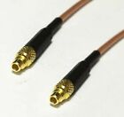 2pcs Emerson 415-0067-008 MMCX plug straight to MMCX plug cable RG316 8" NEW