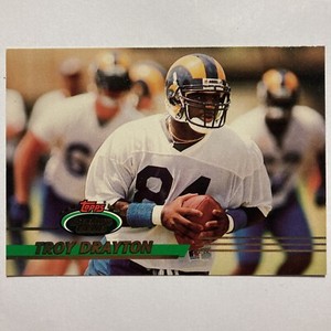 1993 Topps Stadium Club 1st Day Production Troy Drayton #316 Rookie TC1