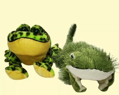Ganz Webkinz Spotted Frog Plush Soft Stuffed Animal Set of Two Bundle  - Image 1 of 4
