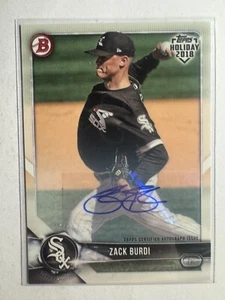 K299,966 - 2018 Topps Bowman Holiday Autographs #THZB Zack Burdi Auto #/99 - Picture 1 of 1