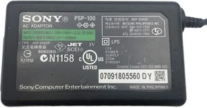 Alimentatore Caricabatterie adattatore ORIGINALE CA OEM Sony Playstation PSP-100 - Photo 1/2