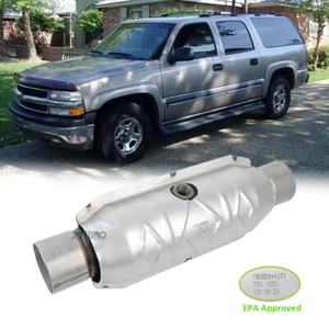 For Chevy Suburban 1500 2500 2.5" Inlet/Outlet Catalytic Converter EPA Approved - Picture 1 of 20