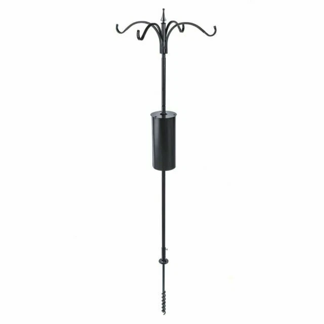 Liberty SQC05 Squirrel Proof Pole System with Baffle - Black