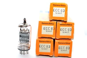 Siemens / EI Yugoslavia / Telefunken ECC83 / 12AX7 Preamp Tube, Code 2A1, NOS - Picture 1 of 8