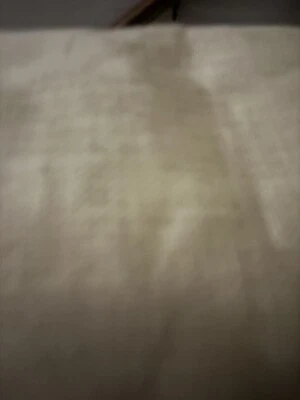 Burlap Jute Kenaf Fabric 49" x 124" Selvedge New Natural Ivory Curtains Crafts - Image 1 of 4