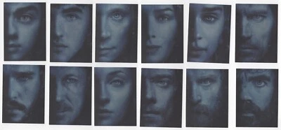 Winter Is Here Complete 12 Card Insert Set GAME OF THRONES Season 7 W1 to W12 - Image 1 of 2