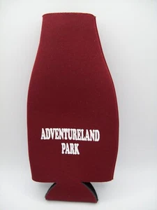 Adventureland Park Zip Flaschenkühler-Koozie Maroon Des Moines IA NEW OLD STOCK - Bild 1 von 4