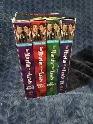 Dean Martin, Jerry Lewis 4 Pack (VHS  4-Tape Collectors Classics SET) Foto 1 de 2