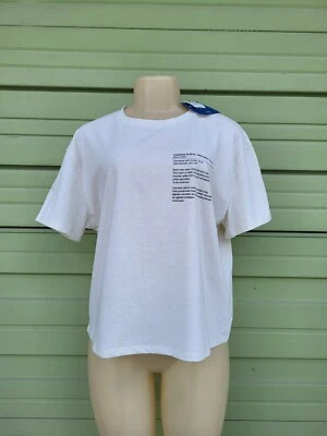 CAMISETA ZARA COLOR CRUDO CUELLO REDONDO JOIN LIFE Talla L #6699K DEFECTO Foto 1 de 4