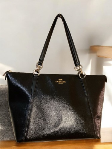 Coach Ava Borsa a tracolla in pelle nera F31970