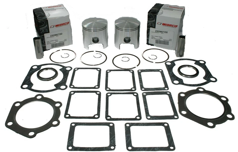 Yamaha VK 540 Viking 1988-2005 Wiseco .040 Pistons & Gasket Set - Engine Rebuild - Image 1 of 1