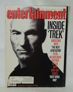 Vintage Entertainment Weekly 1992 Star Trek The Next Generation Patrick Stewart* - Imagen 1 de 3