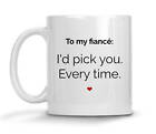 Fiance Gift For Him Valentines Day Gift For Fiance Fiance Mug Funny Fiance Gift