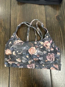 Lululemon Free To Be Bra Wild Frosted Rose Multi Sports Bra Floral Print size 6 - Bild 1 von 8