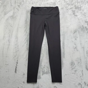 Felina Pants Womens XL Black Sueded Athletic Leggings Slimming Mid Rise Ankle - Picture 1 of 9
