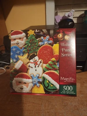Majestic by Springbok CHRISTMAS COOKIES 500 piece puzzle GUC - Image 1 of 3