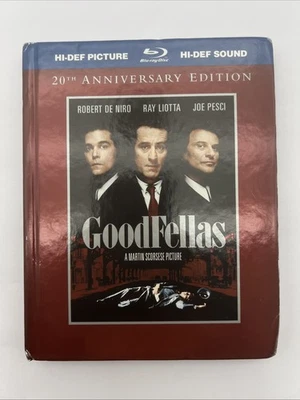 GoodFellas (1990) Blu-ray + DVD 2-Disc Set 20th Anniversary Edition DigiBook Foto 1 de 4