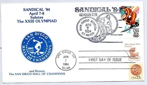 #1902 BABY BUGGY TRASPORTO SANDICAL '84 FRANCOBOLLO SPETTACOLO OLIMPIADI NAKANO PERFINS - Foto 1 di 1