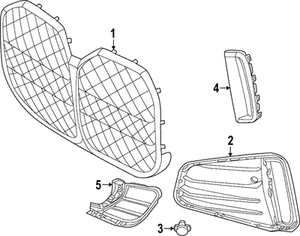Genuine BMW Opening Trim 51-11-8-078-614 - Picture 1 of 1