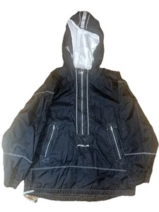 VINTAGE FILA - 1/4 Zip Pullover Hoodie Jacket Size L Large Y2K 90s Windbreaker - Picture 1 of 12