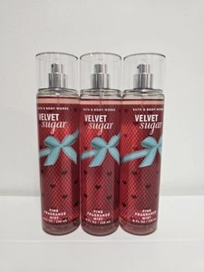 Velvet Sugar Fine Fragrance Mist 3pc 8 fl oz /236 ml Rare - Picture 1 of 2