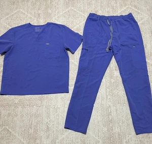 Men’s Figs Scrub Set. XL Tall Top FM1500 Leon Scrub Pants M21SW20527. - Picture 1 of 14