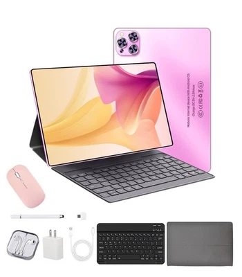 mobile phone Tablet 10.1 inch 256GB Android 12 Wifi 4G/5G Dual SIM gift Keyboard - Image 1 of 4